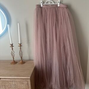 Little Mistress Long Tulle Skirt